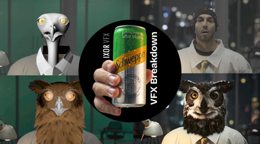 Schweppes Owl VFX Breakdown
